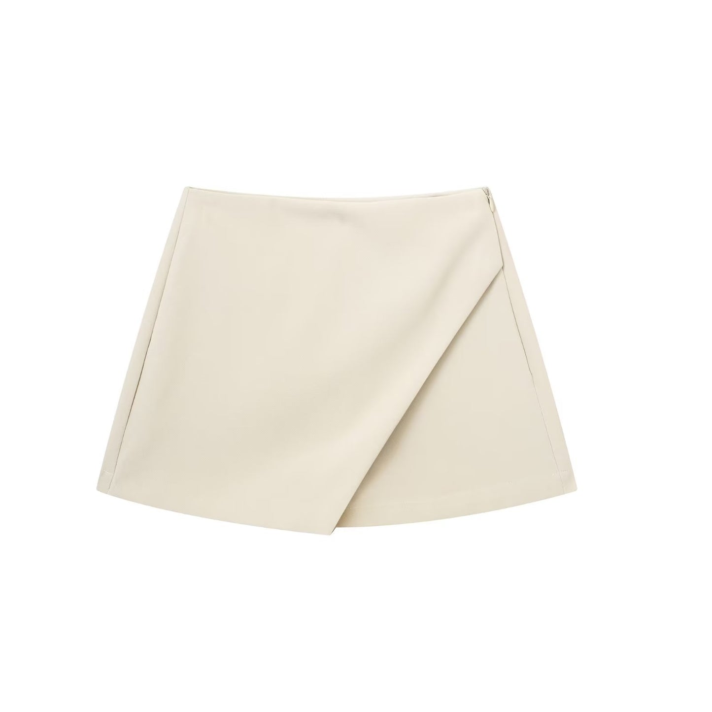 Fashion Asymmetric Skirt Short