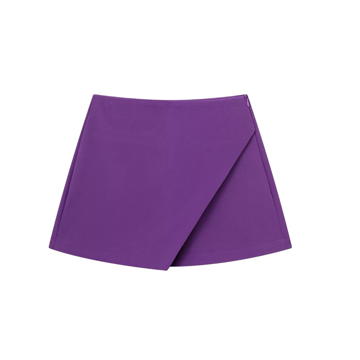 Fashion Asymmetric Skirt Short