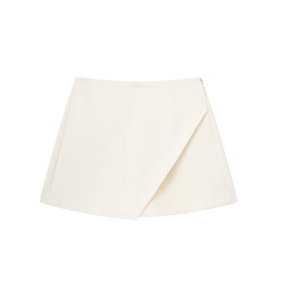 Fashion Asymmetric Skirt Short