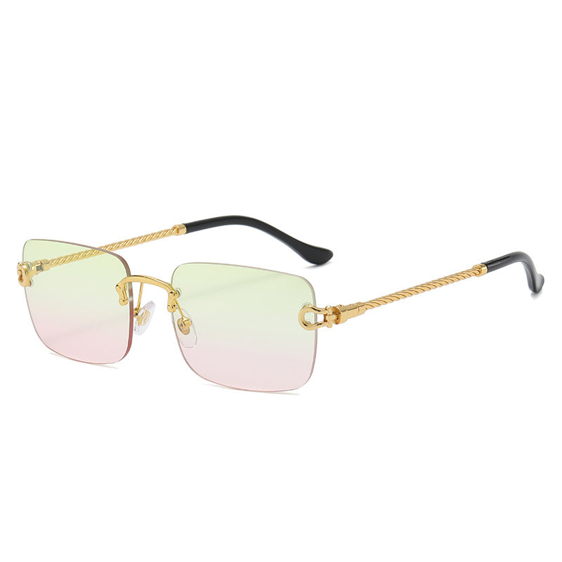 Fashion Frameless Square Sunglasses