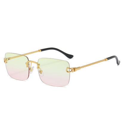 Fashion Frameless Square Sunglasses