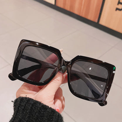 Fashion Square Plain Large Sunglasses