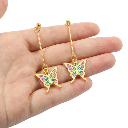 Fashion Butterfly Tassel Earrings
