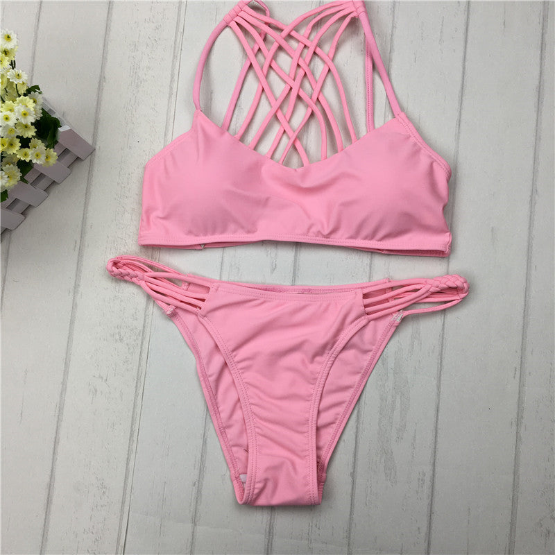 Fashion Halter bikini swimsuit