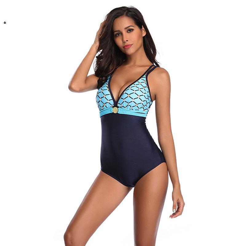 Fashion one-piece swimsuit