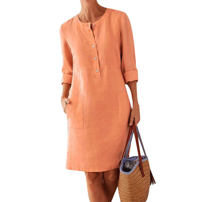 Fashion Ethnic Style Long Sleeve Dress