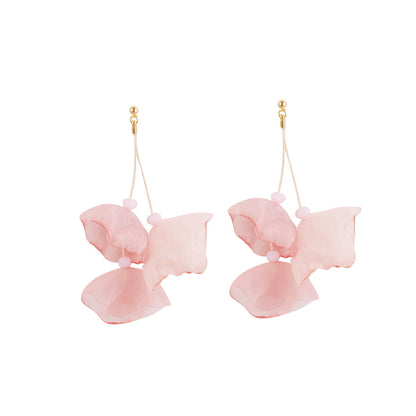 Fashion Exaggerated Flower Earrings