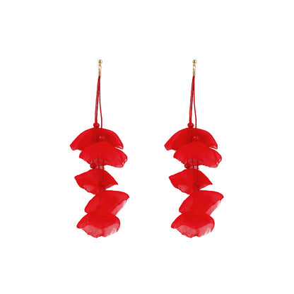 Fashion Exaggerated Flower Earrings