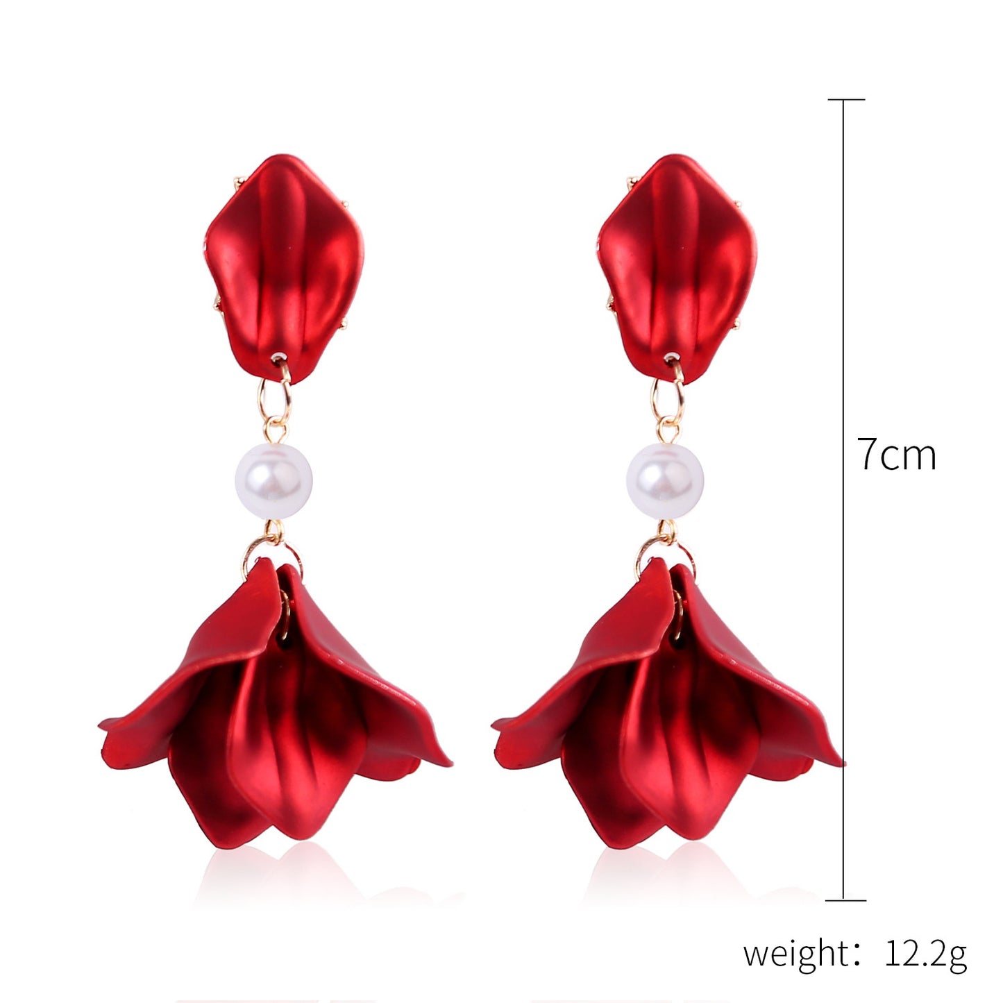 Fashion Exaggerated Flower Earrings