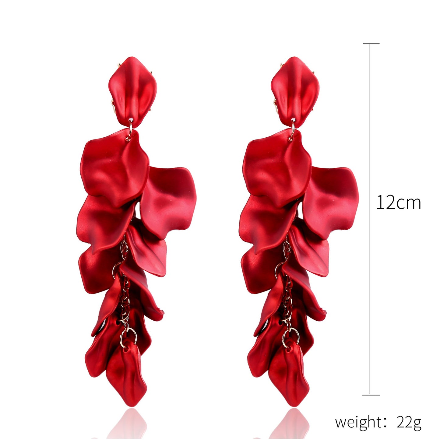 Fashion Exaggerated Flower Earrings