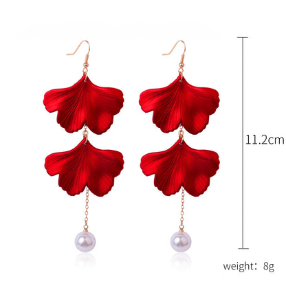 Fashion Exaggerated Flower Earrings