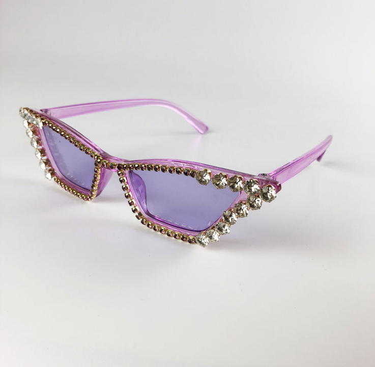 Fashion Diamond Frame Sunglasses