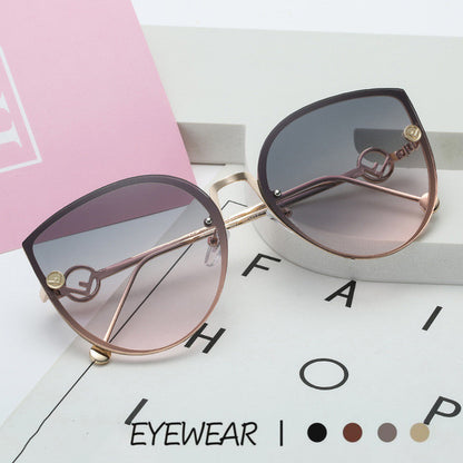 Fashion UV protection metal sunglasses