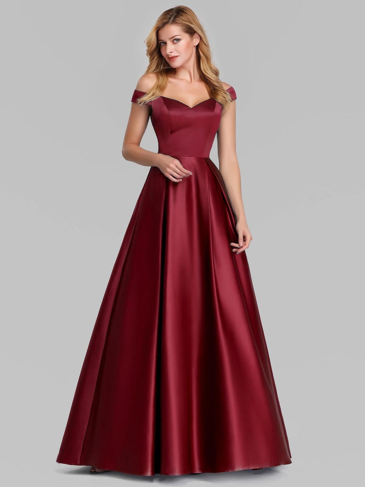 Fashion V-neck Long Vintage Gown Dress