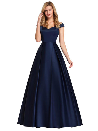 Fashion V-neck Long Vintage Gown Dress