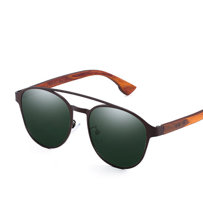 Fashion Polarized Wooden Sun Glasses