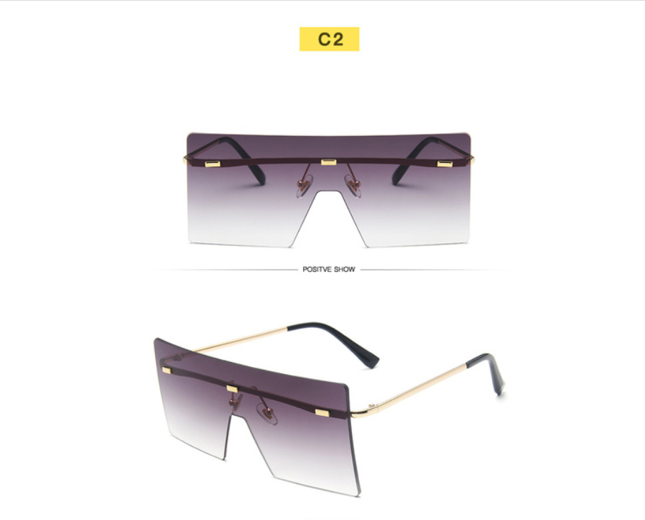 Fashion Large Frame Sunglasses