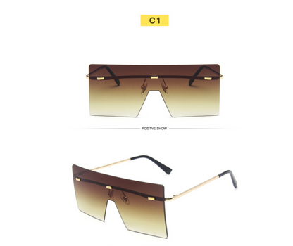 Fashion Large Frame Sunglasses