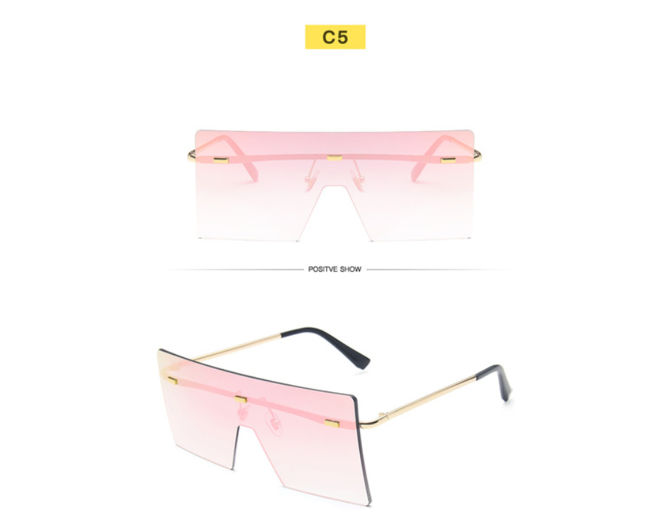 Fashion Large Frame Sunglasses