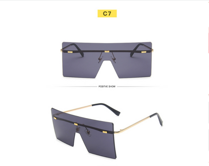 Fashion Large Frame Sunglasses