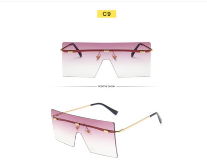 Fashion Large Frame Sunglasses