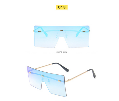 Fashion Large Frame Sunglasses