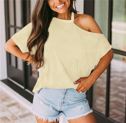 Fashion Off -Shoulder T-Shirt