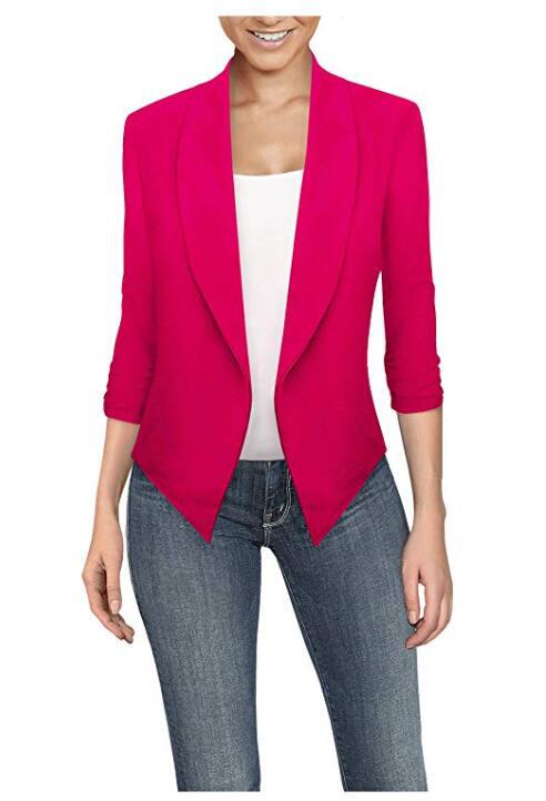 Fashion Cardigan Irregular Hem Jacket