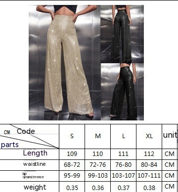 Fashion Sequined Nightclub Pants