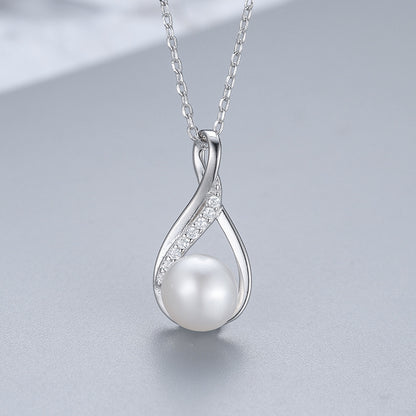 Fashion Silver Freshwater Pearl Pendant