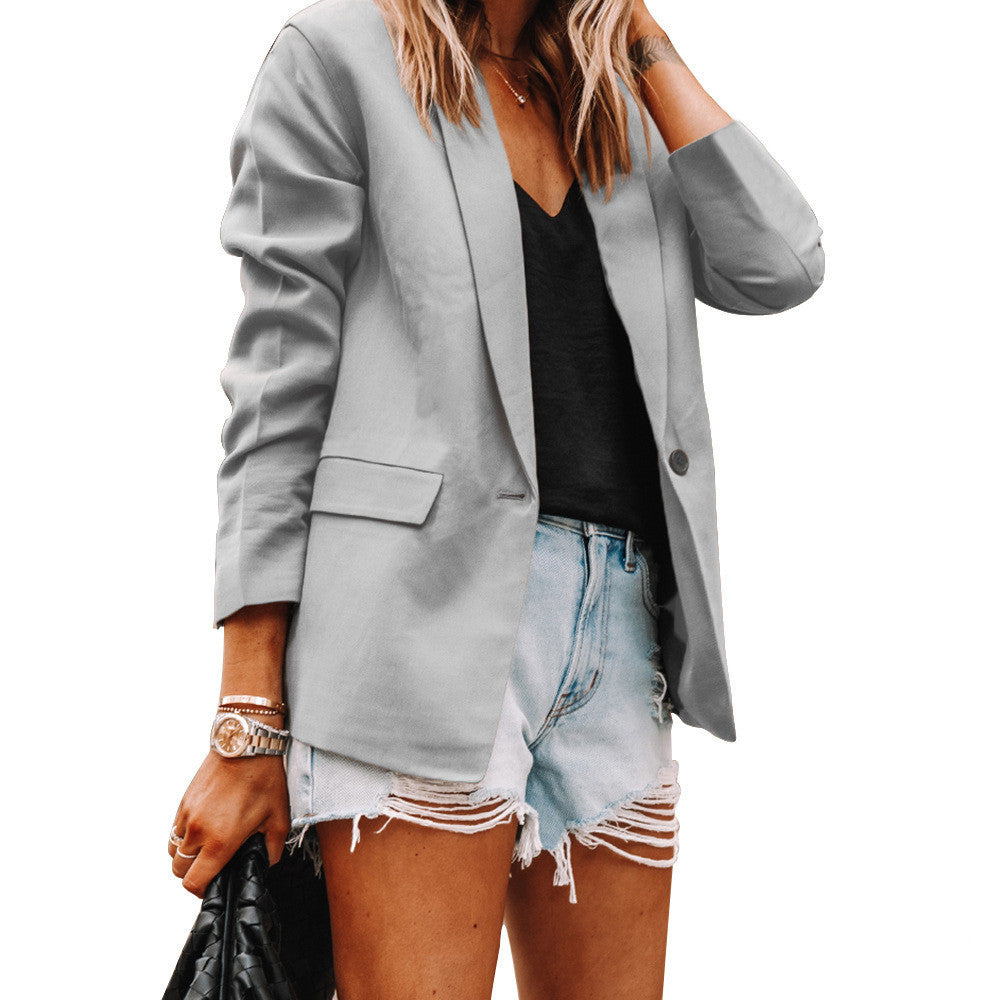 Fashion Lapel Slim Cardigan Jacket