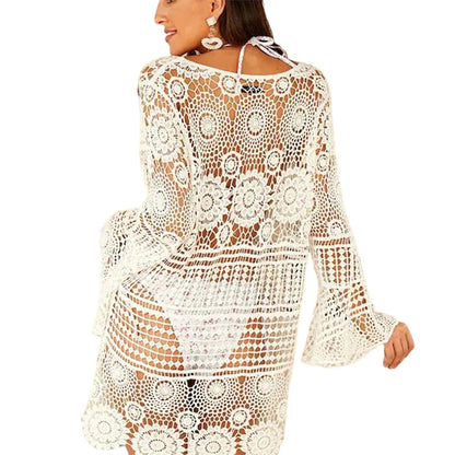 Fashion Lace Loose Smock Cover up