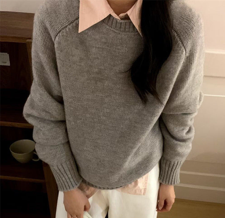 Fashion Pullover Knitted Sweater