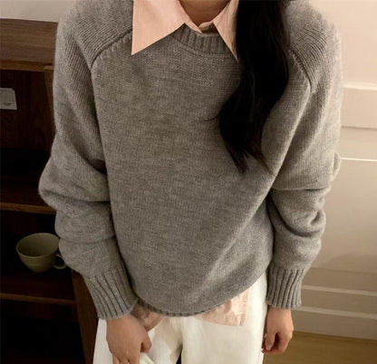 Fashion Pullover Knitted Sweater