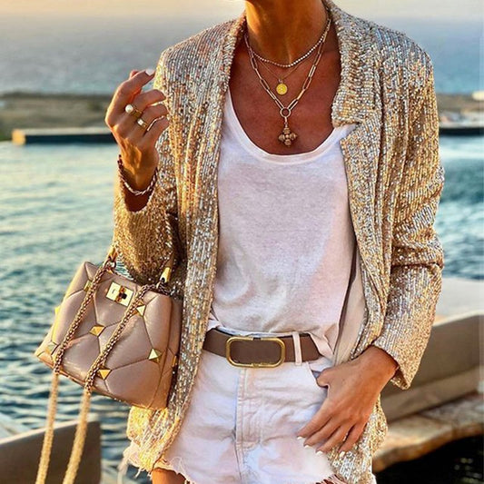 Fashion Sequined Blazer