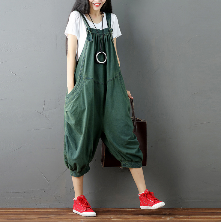 Fashion Casual Drop Crotch Jumpsuits