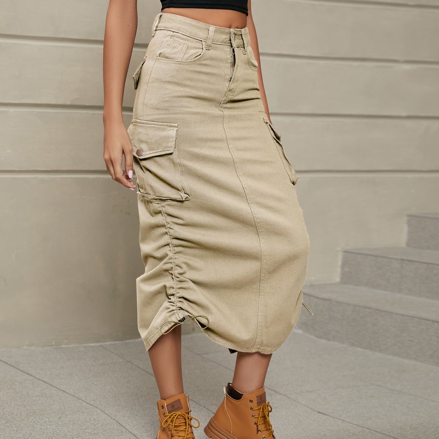 Fashion Casual Mid-length Skirt