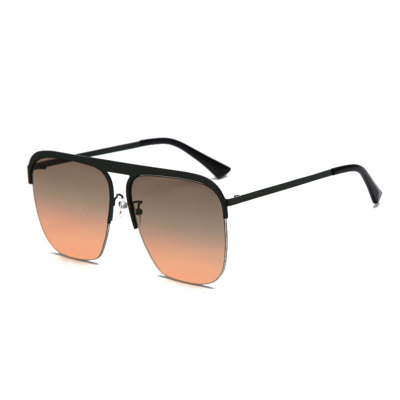 Fashion Trend Half Frame Sunglasses