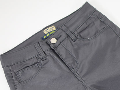 Fashion Body Leather Denim Pants