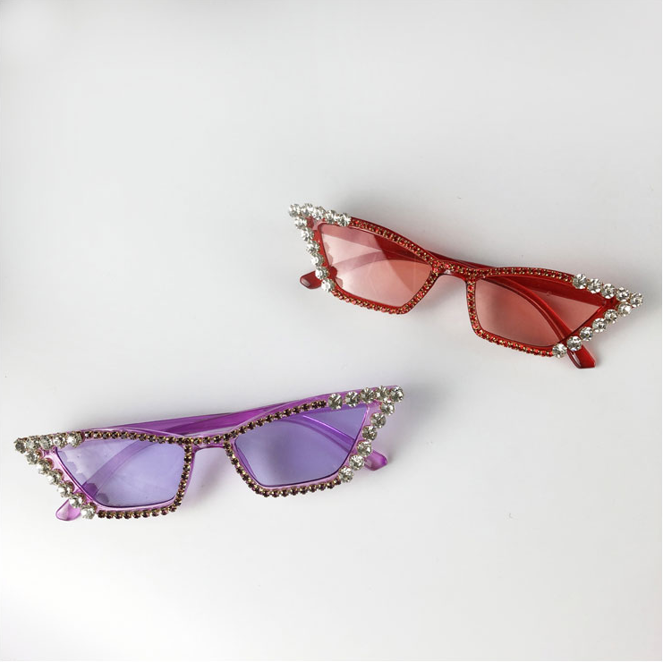 Fashion Diamond Frame Sunglasses