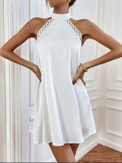 Fashion Stitching Sleeveless Dress