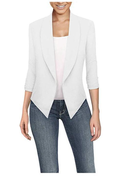 Fashion Cardigan Irregular Hem Jacket