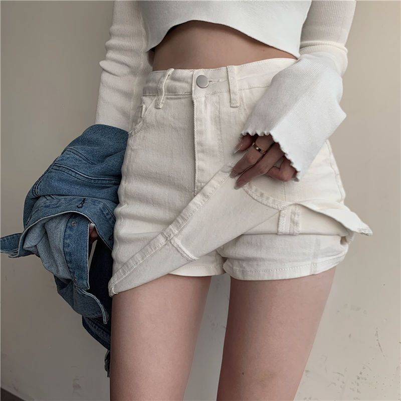 Fashion Split Denim Skort