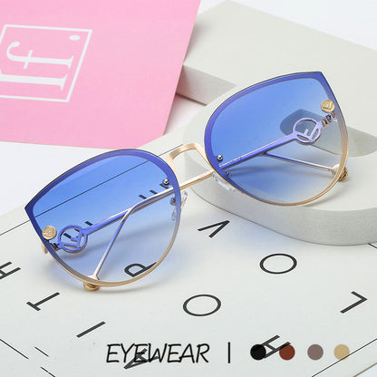 Fashion UV protection metal sunglasses