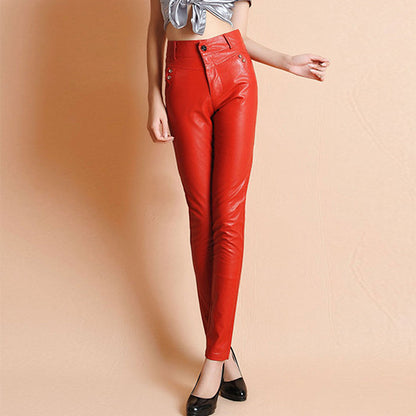 Fashion PU Leather Pants