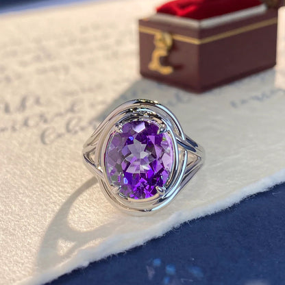 Fashion Amethyst Ring