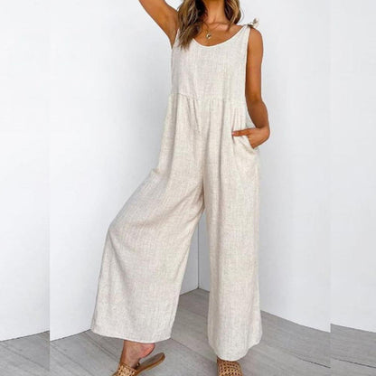 Fashion One-piece Sleeveless Jumpsuits