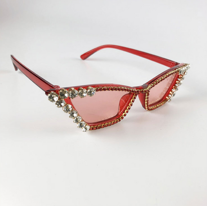 Fashion Diamond Frame Sunglasses