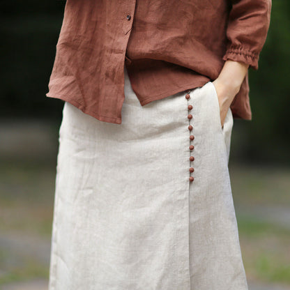 Fashion Irregular Stitching Skirt