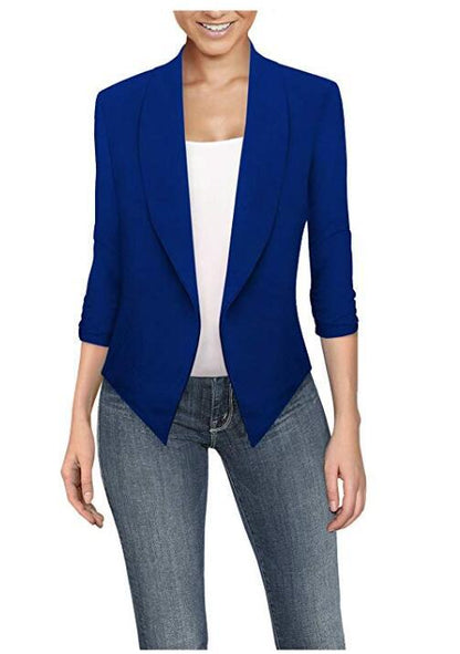 Fashion Cardigan Irregular Hem Jacket